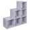URBN Living (Grey) 6 Cube Step Storage Unit Shelf Organiser Bookcase 1