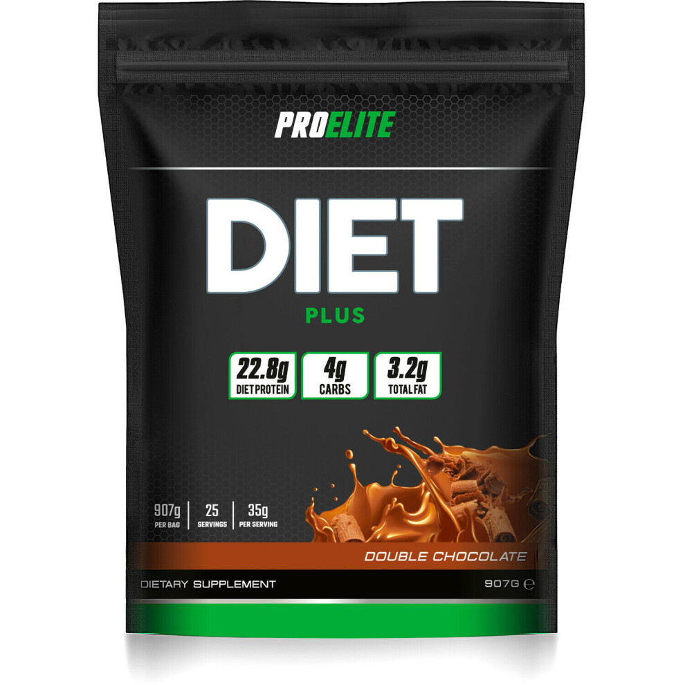 Pro Elite (Double Chocolate, 907G) Diet Plus 907G