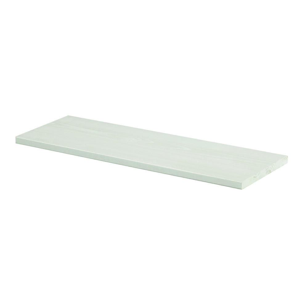 60Cm Pine White Shelves, Vintage Shelf (600X200x18mm) 4007557059006