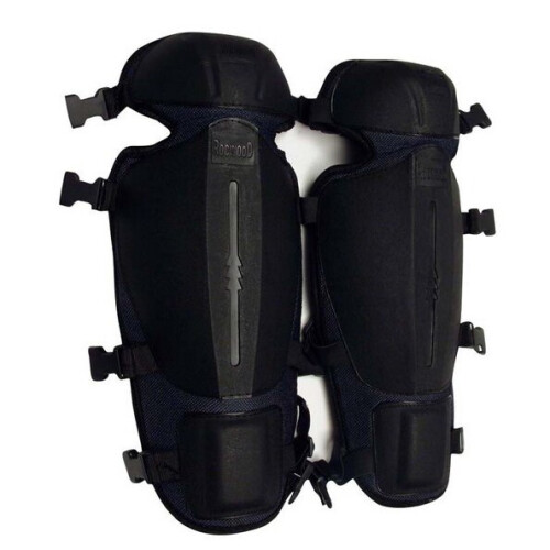 Rocwood Brushcutter Strimmer Trimmer Shin Guards Black Adjustable