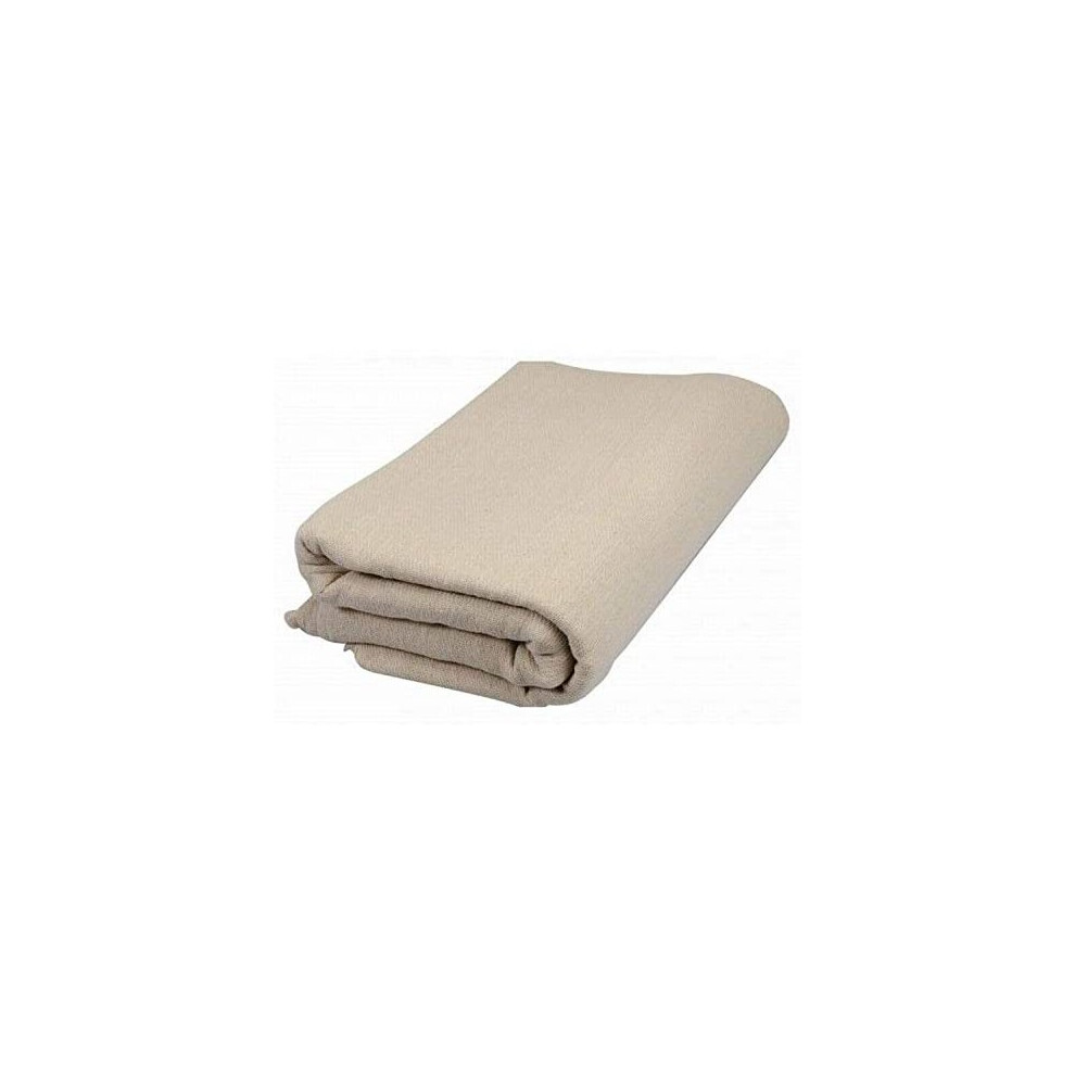 CANVAS DROP CLOTH EXTRA HEAVY BOLTON 100% COTTON DECORATORS LARGE DUST SHEET 5Ft x 12Ft