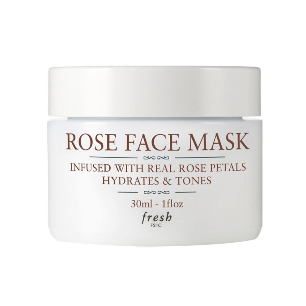 Fresh Instant Hydrating Plumping Effect Rose Face Mask 30Ml