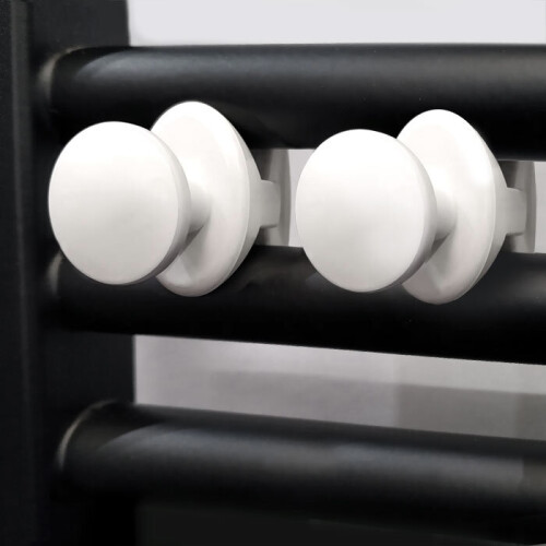 (White Hanger) Extra Hanger For Heated Towel Rail Radiator