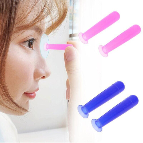 (Red) Small Suction Cups Stick For Mini Contact Lens 1