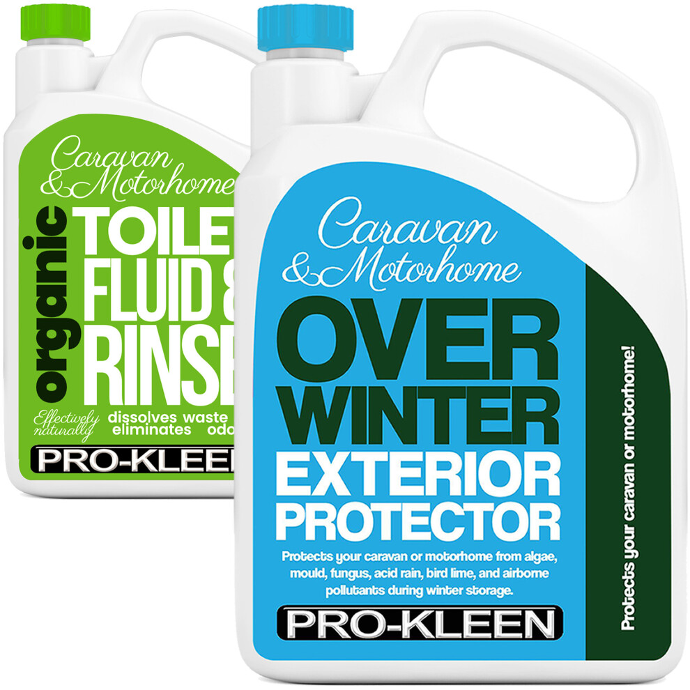 Caravan Over Winter Exterior Protector & Organic Caravan Toilet Fluid