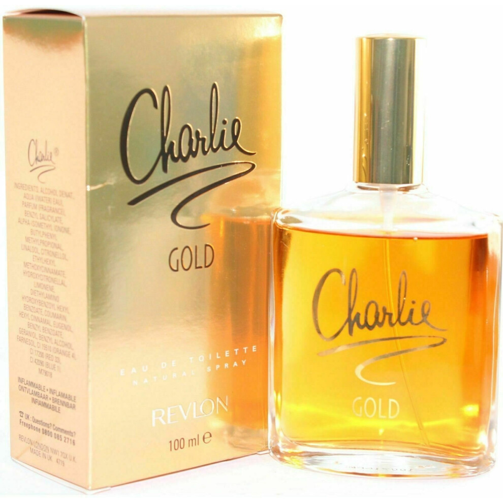 Charlie Gold By Revlon 3.4 oz Edt Spray For Women