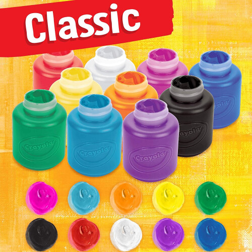 Crayola CRAYOLA 10 ct washable kid's paint 2