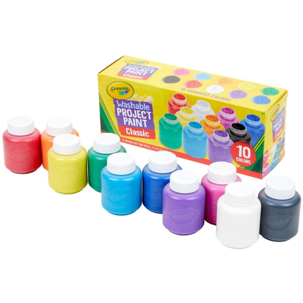 CRAYOLA 10 ct washable kid's paint