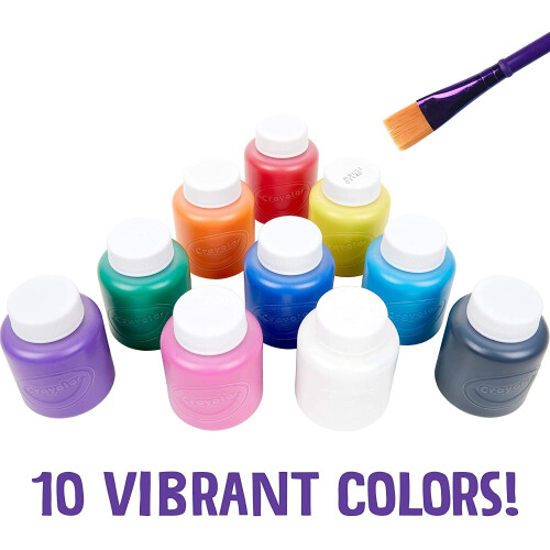 Crayola CRAYOLA 10 ct washable kid's paint 1