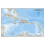 Caribbean Classic, laminated Wall Maps Countries  Regions National Geographic Reference Map 1