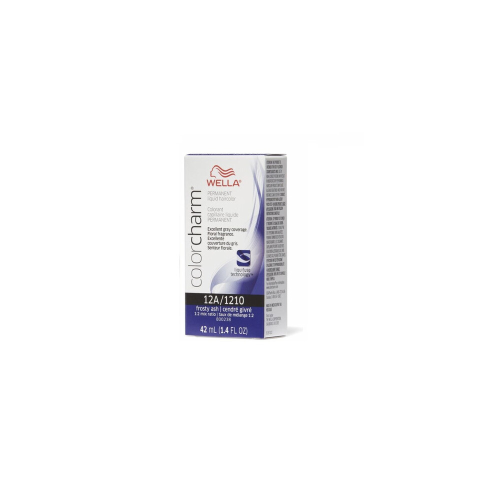 (12A Frosty Ash) Wella 12A Frosty Ash Color Charm Permanent Liquid Haircolor