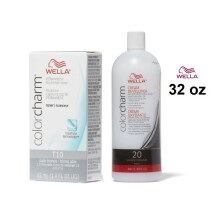 (T10+Dev(Vol.20)32oz) Wella Color Charm T10 Pale Blonde Hair Toner