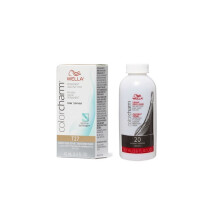 (T27 + Dev(Vol20)3.6oz) Wella Color Charm T27 Medium Beige Blonde Hair Toner