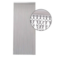 (Grey) Aluminium Chain Curtain 214 x 90cm