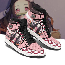 (4.5 (Adults')) Nezuko Sneakers Women Demon Slayer Running Shoes