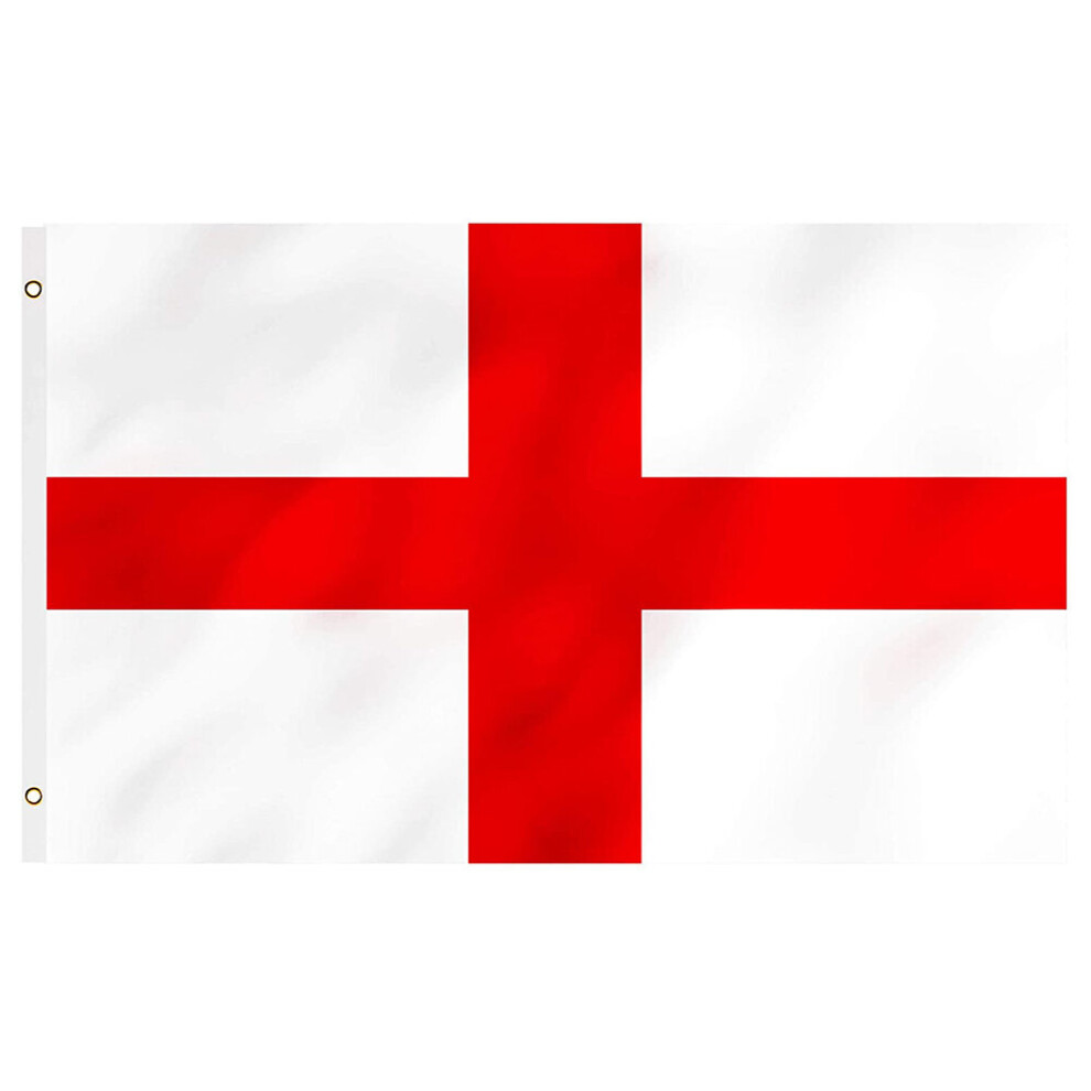 (England) 3 x 5ft England, Scotland, Wales Flag European Cup St. Georges Day, National, Patriotic, Rugby Decorations