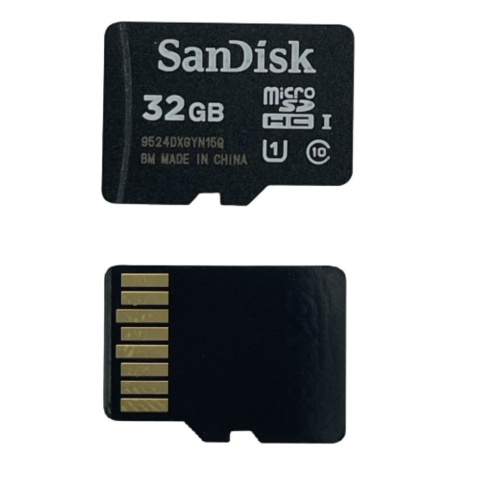 SanDisk 32GB Micro SDHC Memory Card UHS Speed Class 1 / Speed Class 10 (10MB/s) - Black