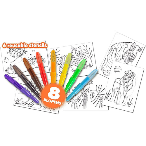 John Adams John Adams 10049 BLO pens Activity Set Animals, Multi, 1-Pack 2