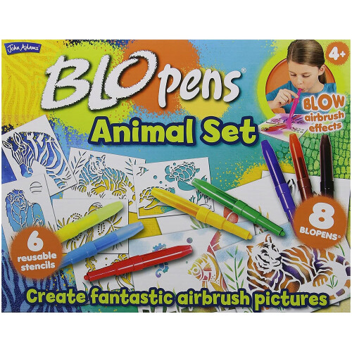 John Adams John Adams 10049 BLO pens Activity Set Animals, Multi, 1-Pack