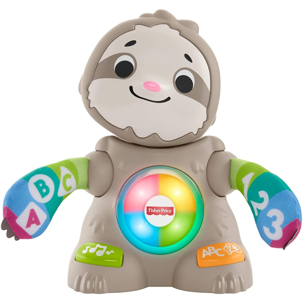 Fisher-Price Ghr18 Linkimals Smooth Moves Sloth, Baby Toy With Music & Lights, Multicolour