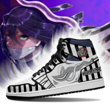 (9.5 (Adults')) Demon Slayer Obanai Iguro Sword Snake Anime Shoes