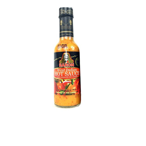 BARON WEST INDIAN HOT SAUCE - 14 FL.OZ