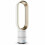 Negative Ion Air Bladeless Tower Fan - White & Gold 2