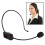 FM Wireless Microphone Headset Microphone Mini Loudspeaker Head-Mounted 3