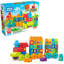 Mega Bloks DXH35 Building Basics ABC Learning Train