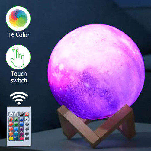 Rechargeable & Dimmable Galaxy Sky Lamp Night Light - 18cm 1