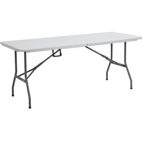 Direct Online Houseware 6ft Heavy Duty Picnic Camping Folding Plastic Table 1