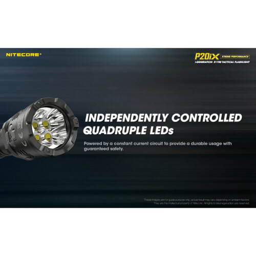 Torcia Precise 20 I X 4000 Lm - Nitecore 2
