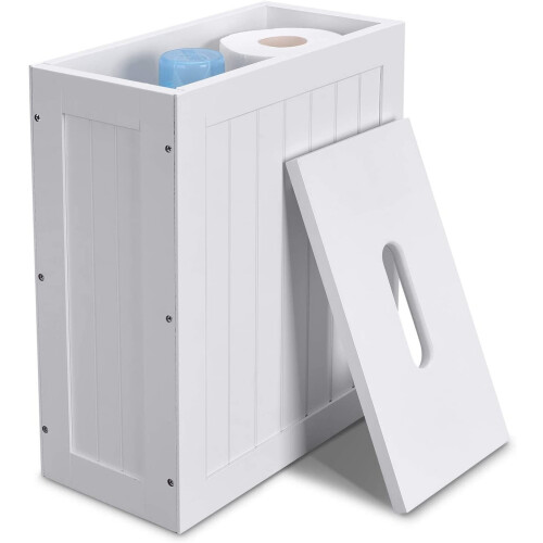 Vencier Shaker Slimline Bathroom Storage Unit Wooden MultiPurpose on OnBuy