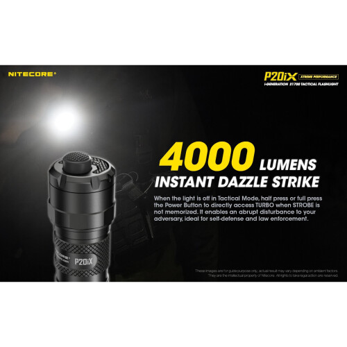 Torcia Precise 20 I X 4000 Lm - Nitecore 1