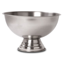 Large Metal Punch Bowl Drinks Party Ice Bucket Wine Beer Champagne Cooler Snacks