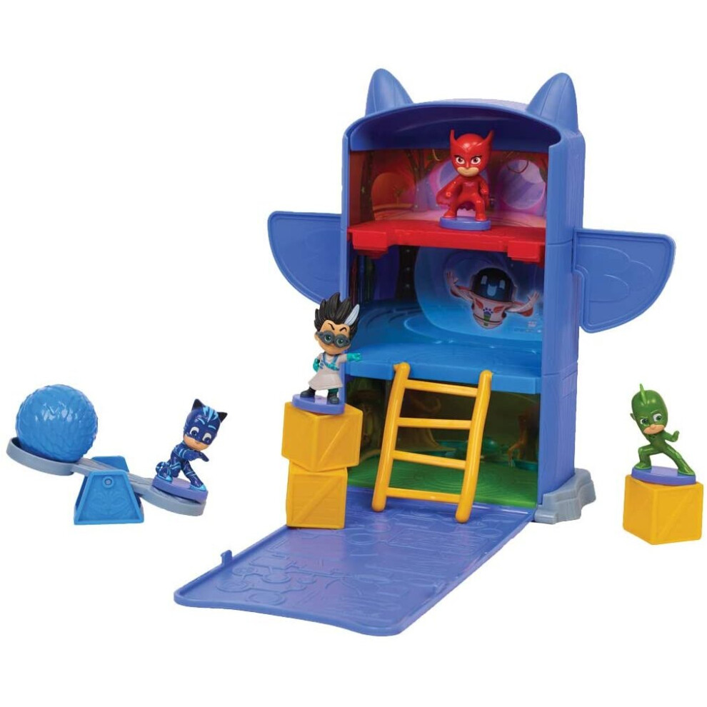 JP PJ Masks JPL95425 Fold N' Go HQ Playset