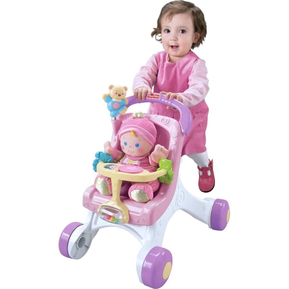 Fisher-Price M9523 Brilliant Basics Stroll-Along Walker