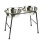 Raised Dog Bowls Stand 2 x 1600ml Food Double Water Feeding 300mm High 1