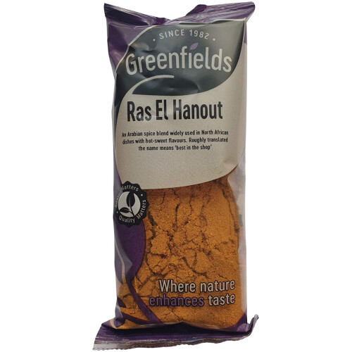 RAS AL HANOUT / RAS EL HANUT - SPICE BLEND - 75G BAG - GREENFIELDS
