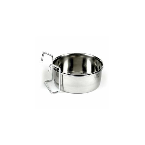 Pet Feeding Water Food Bowl Small 300ml Secure Hook-on Fixing