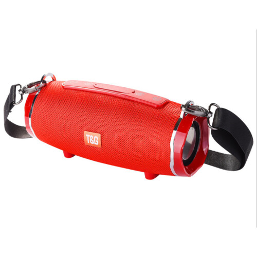 Red high power bluetooth speaker portable PC computer subwoofer boom box