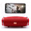Red high power bluetooth speaker portable PC computer subwoofer boom box 2