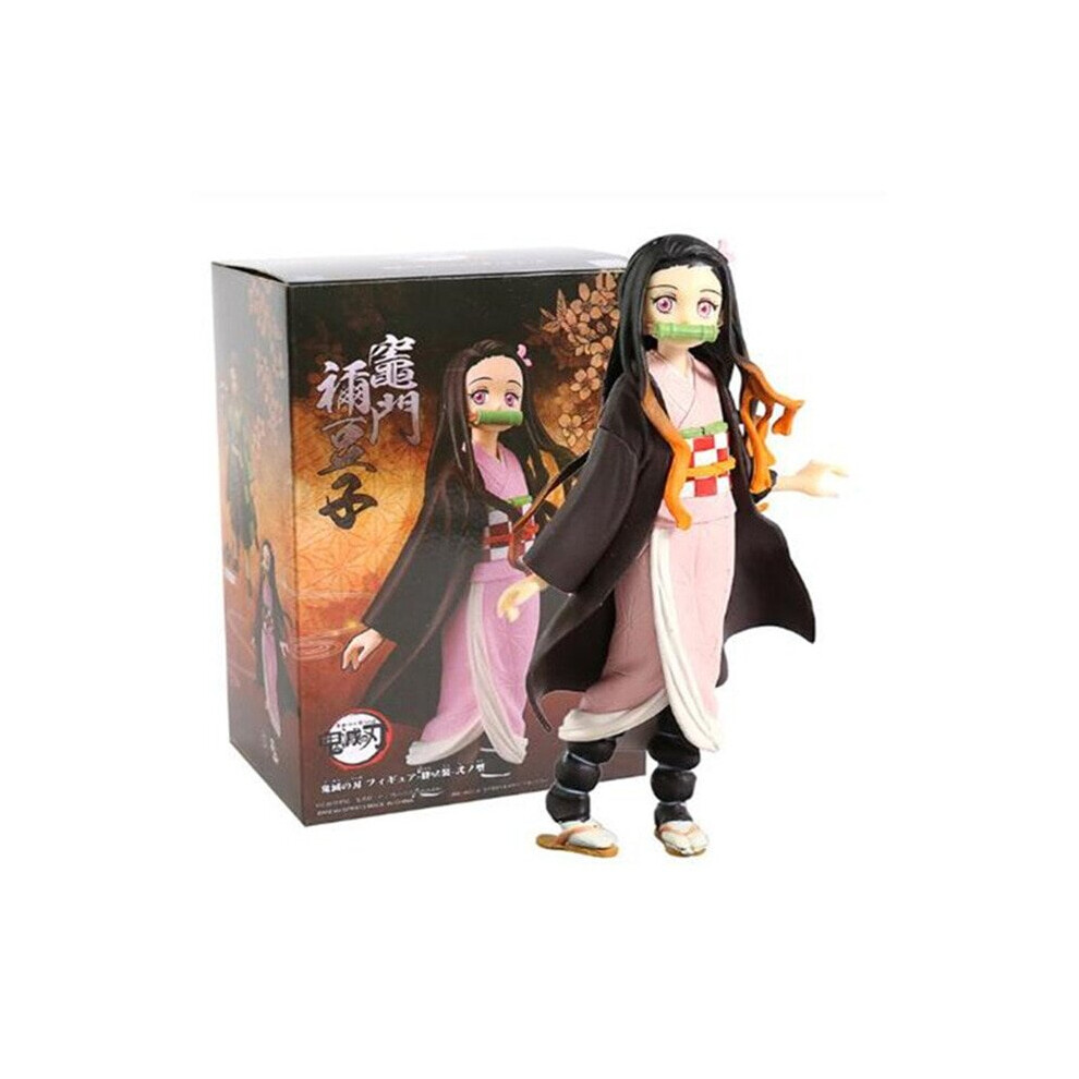 14cm Demon Slayer Kimetsu no Yaiba Nezuko Anime Figma Dragon Effect Toy Model PVC Doll Juguetes