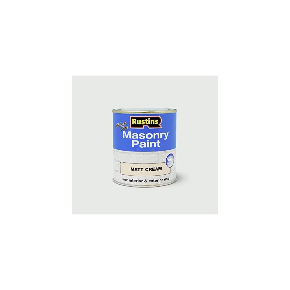 Rustins Masonry Paint Cream 250ml