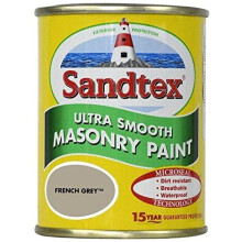 Sandtex 150ml Tester Smooth Masonry Paint French Grey