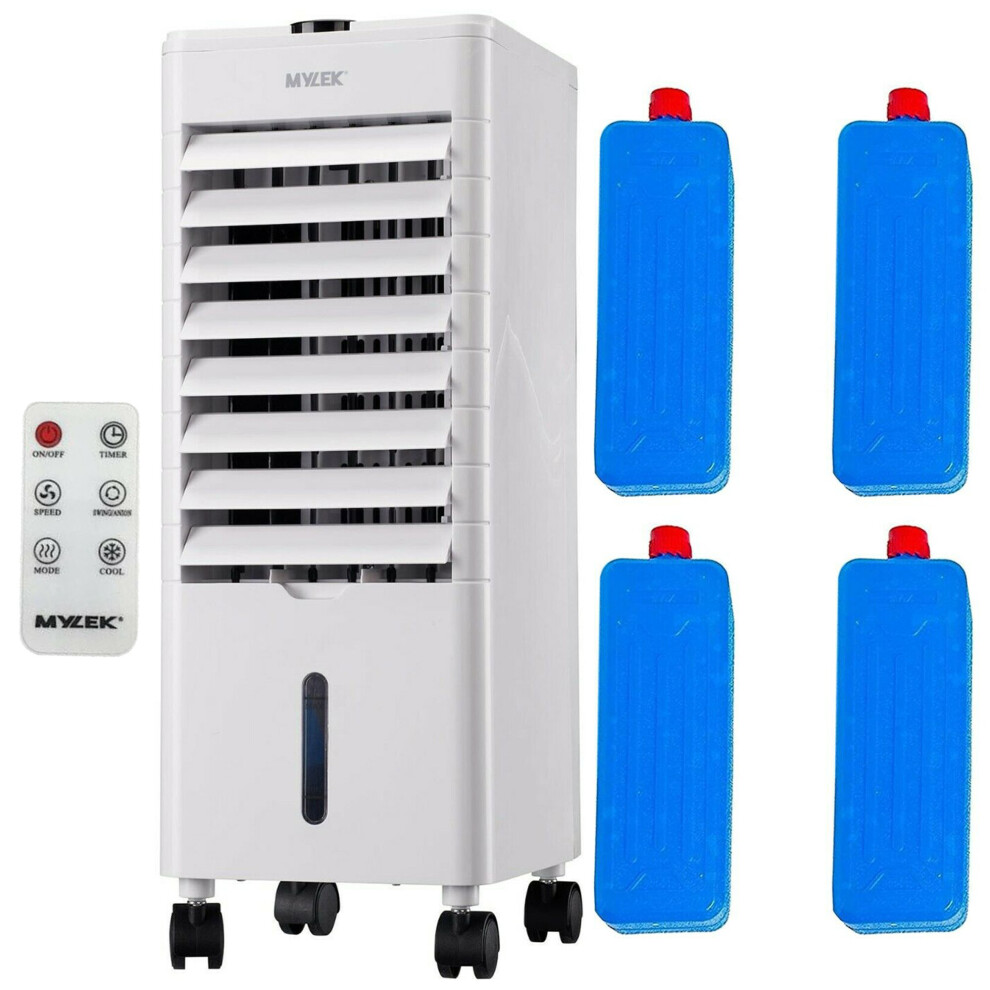 Evaporative Portable Air Cooler 4L 75W 12 Hour Timer Remote Control