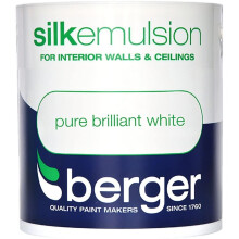 Berger Vinyl Silk 1L Pure Brilliant White