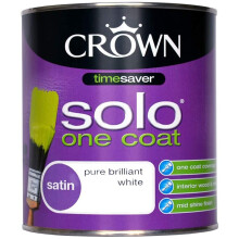Crown 2.5L - Solo One Coat Satin Pure Brilliant White