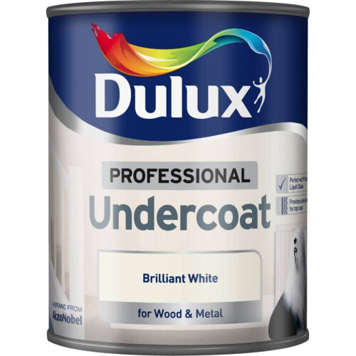 Dulux Dulux 750ml - Professional Undercoat Pure Brilliant White