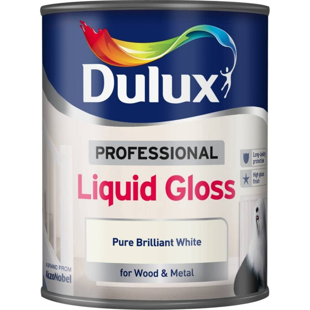 Dulux 750ml - Professional Liquid Gloss Pure Brilliant White